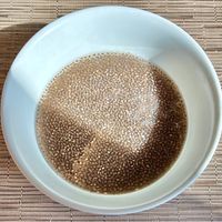 Chia pudding  at Manava in Dubai