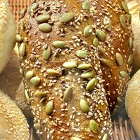 Pumpkin seed roll at Scarlet's German Bakery - Festival City in Dubai