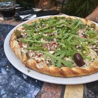 Pizza vegetariana at Pizza Botako in Belgrade