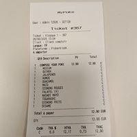 Ticket descriptif at MyPoke Brussels Central in Bruxelles