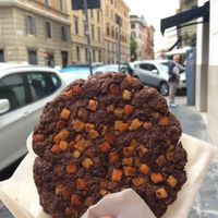 Giant Vegan Cookie at CamBio Vita in Rome