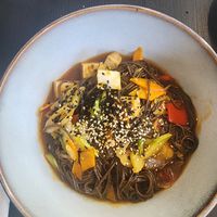 Yakisoba tofu at Baba San in Belgrade