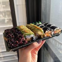 Buddha, Gypsy and Gandhi rolls  at Tsunami Sushi in Sarasota