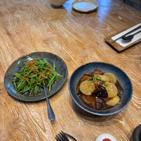 This was long bean. I dont know but they put ginger in it and i was amazing!!  at Lao Ba Cha in Bali