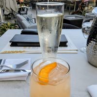 Cocktails on the patio at Devil's Kitchen in Grand Junction