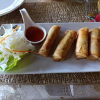Spring rolls at Si Siam in Guadiaro