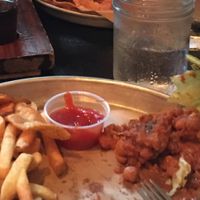 chickpea bbq and mushroom burger  at Against the Grain in Louisville