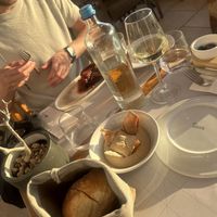 Houmous   at Koultoura Restaurant in Thira