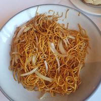 Soft fried noodles at Peking Garden Wilmslow in England