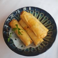 Veg spring rolls at Peking Garden Wilmslow in England