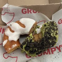 Pumpkin spice and matcha   at Grumpys in Christchurch