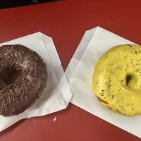 Hazelnut and lemon poppyseed  at Grumpys in Christchurch