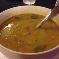 Mulligatawny soup at Purnima Bangladeshi Cuisine in Chamblee