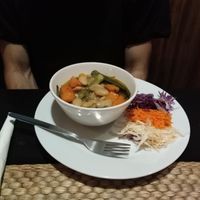 okra and beans at Fi Real in Bristol