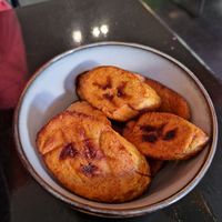 Fried plantain  at Fi Real in Bristol