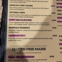 Menu January 2026 at Fi Real in Bristol