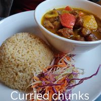 Curried chunks at Fi Real in Bristol