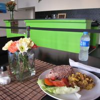 Fresh flowers! at Fi Real in Bristol