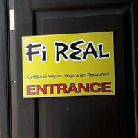 Welcome sign at Fi Real in Bristol