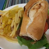Seitan sandwich at Konu Bar in Buenos Aires
