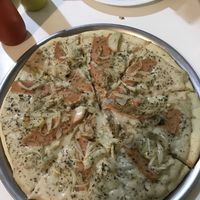 Pizza Grande at Konu Bar in Buenos Aires