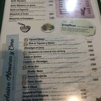 Menu at Konu Bar in Buenos Aires