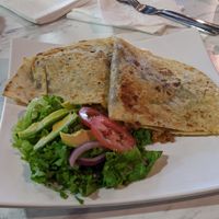 Vegan sincronozada was YUMMY at Green Owl Deli in Mc Allen