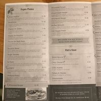 Vegan plates at Green Owl Deli in Mc Allen