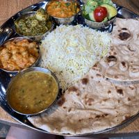 Vegan Thali   at SVAAdish Eimsbüttel in Hamburg