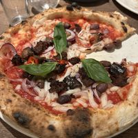 Vegan Nduja  at Fatto a Mano Covent Garden in London
