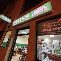Sign  at Pizzeria Fermento Las Palmas in Canarias