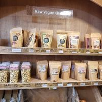 Vegan raw chocolate at The Good Food Shop Totnes in England