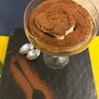 Tiramisù stellare at La Fraschetta Verde in Viterbo