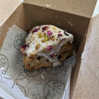 Rose pistachio scone at P.S. and Co. in Philadelphia