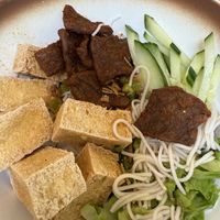 Vegan Korean Barbecue with Tofu and Vermicelli  at Mây Bakery & Café in Raleigh