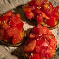 Bruschetta at Tosca Melides in Setúbal