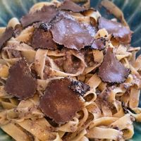 Tagliatelle al tartufo at Tosca Melides in Setúbal
