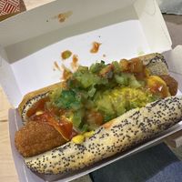 Vegan Chicago Dog  at AD&B America’s Dog in Chicago