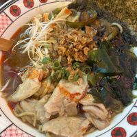 Miso ramen with vegetables and vegan chicken   at Buga Ramen Rossio in Lisboa