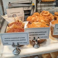 vegan options labelled at Le Pain Quotidien -  Galerie de la Reine in Brussels