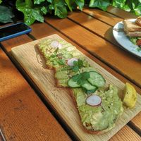 Tartine avocat at Le Pain Quotidien -  Galerie de la Reine in Brussels