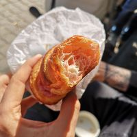 Croissant à l'hisbicus at Le Pain Quotidien -  Galerie de la Reine in Brussels