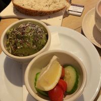 Avocado toast  at Le Pain Quotidien -  Galerie de la Reine in Brussels