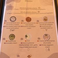 Tapas options. Be cautious some may have milk  at Barza brunch and kitchen lunch dinner  in Santa Pola