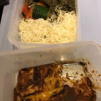 Enchiladas (left) and sag paneer (right) at Avatar's in Sausalito