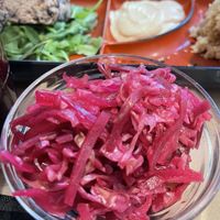 Pickled red cabbage  at Teaism  - Penn Quarter in Washington