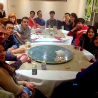 my birthday party at Lotus Plant Based Kitchen in Manchester