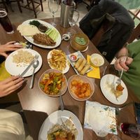 Got the vegan duck pancakes too!  at Lotus Plant Based Kitchen in Manchester