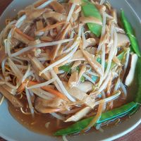 "Duck" noodles at Lotus Plant Based Kitchen in Manchester