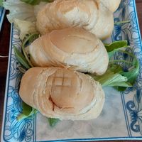 Radish puff at Lotus Plant Based Kitchen in Manchester